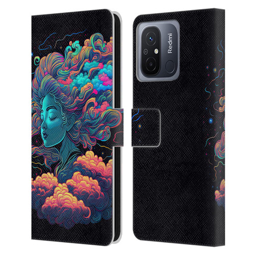 Wumples Cosmic Arts Cloud Goddess Aphrodite Leather Book Wallet Case Cover For Xiaomi Redmi 12C