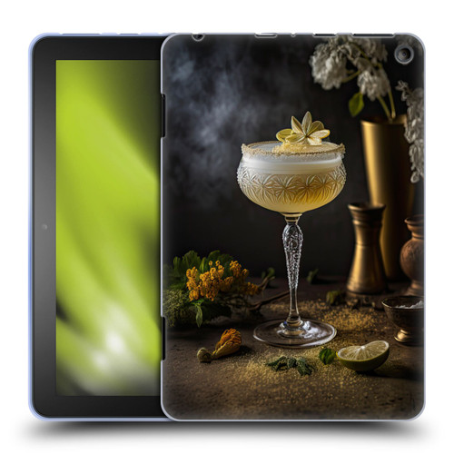 Spacescapes Cocktails Summertime, Margarita Soft Gel Case for Amazon Fire HD 8/Fire HD 8 Plus 2020