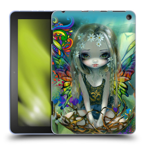 Strangeling Fairy Art Rainbow Winged Soft Gel Case for Amazon Fire HD 8/Fire HD 8 Plus 2020