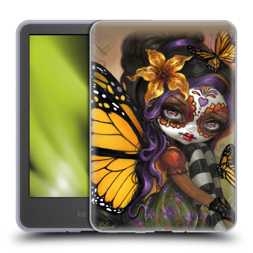 Strangeling Fairy Art Day of Dead Butterfly Soft Gel Case for Amazon Kindle 11th Gen 6in 2022