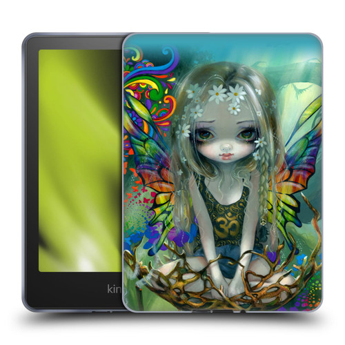 Strangeling Fairy Art Rainbow Winged Soft Gel Case for Amazon Kindle Paperwhite 5 (2021)