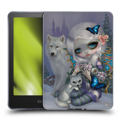 Strangeling Fairy Art Winter with Wolf Soft Gel Case for Amazon Kindle Paperwhite 5 (2021)