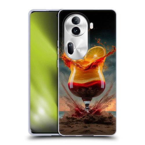 Spacescapes Cocktails Summer On The Beach Soft Gel Case for OPPO Reno11 Pro