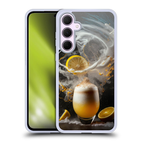 Spacescapes Cocktails Explosive Elixir, Whisky Sour Soft Gel Case for Samsung Galaxy A35 5G