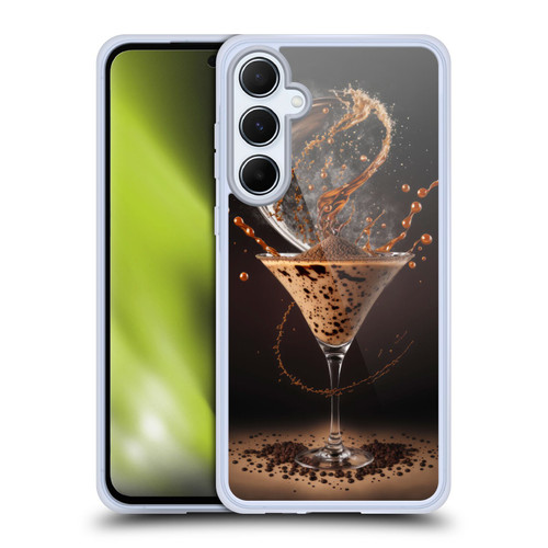 Spacescapes Cocktails Contemporary, Espresso Martini Soft Gel Case for Samsung Galaxy A55 5G