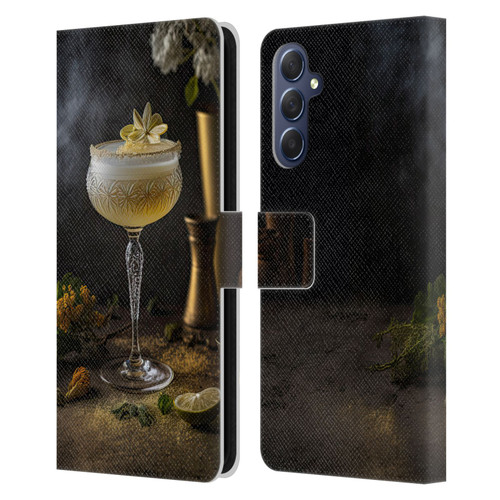 Spacescapes Cocktails Summertime, Margarita Leather Book Wallet Case Cover For Samsung Galaxy M54 5G