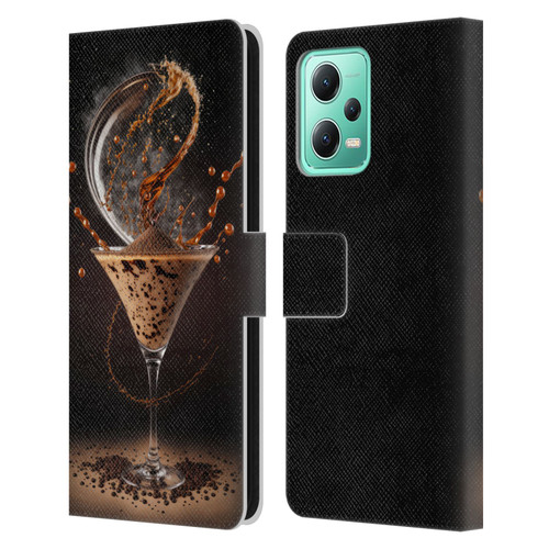 Spacescapes Cocktails Contemporary, Espresso Martini Leather Book Wallet Case Cover For Xiaomi Redmi Note 12 5G
