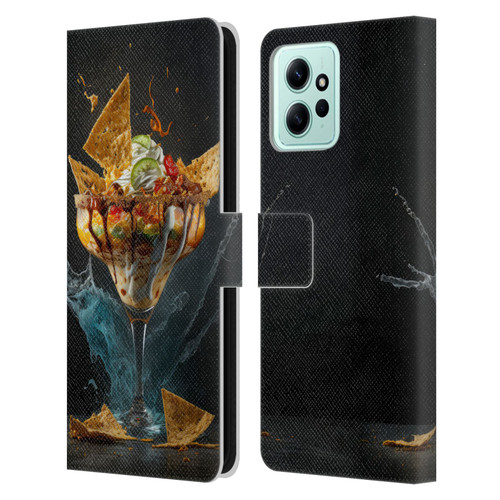 Spacescapes Cocktails Nacho Martini Leather Book Wallet Case Cover For Xiaomi Redmi 12