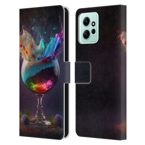 Spacescapes Cocktails Universal Magic Leather Book Wallet Case Cover For Xiaomi Redmi 12
