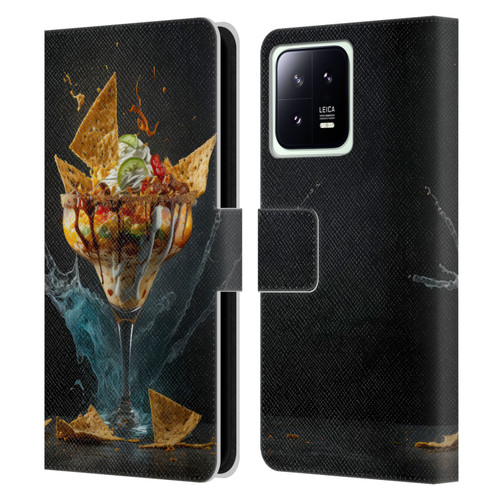 Spacescapes Cocktails Nacho Martini Leather Book Wallet Case Cover For Xiaomi 13 5G