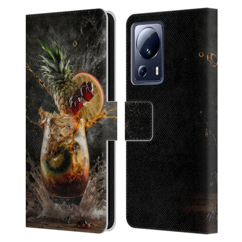 Spacescapes Cocktails Exploding Mai Tai Leather Book Wallet Case Cover For Xiaomi 13 Lite 5G