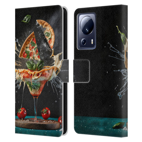 Spacescapes Cocktails Margarita Martini Blast Leather Book Wallet Case Cover For Xiaomi 13 Lite 5G