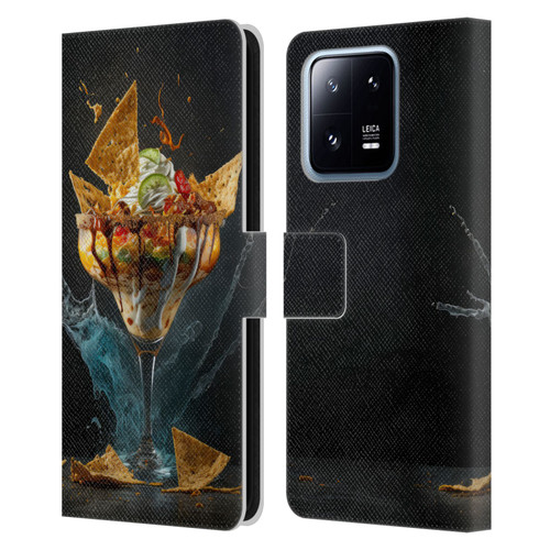 Spacescapes Cocktails Nacho Martini Leather Book Wallet Case Cover For Xiaomi 13 Pro 5G