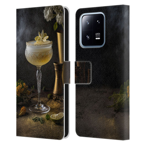 Spacescapes Cocktails Summertime, Margarita Leather Book Wallet Case Cover For Xiaomi 13 Pro 5G