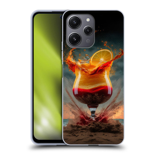 Spacescapes Cocktails Summer On The Beach Soft Gel Case for Xiaomi Redmi 12