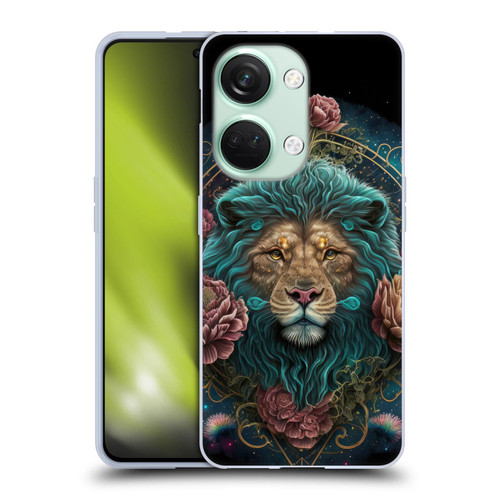 Spacescapes Floral Lions Aqua Mane Soft Gel Case for OnePlus Nord 3 5G
