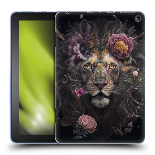Spacescapes Floral Lions Pride Soft Gel Case for Amazon Fire HD 8/Fire HD 8 Plus 2020