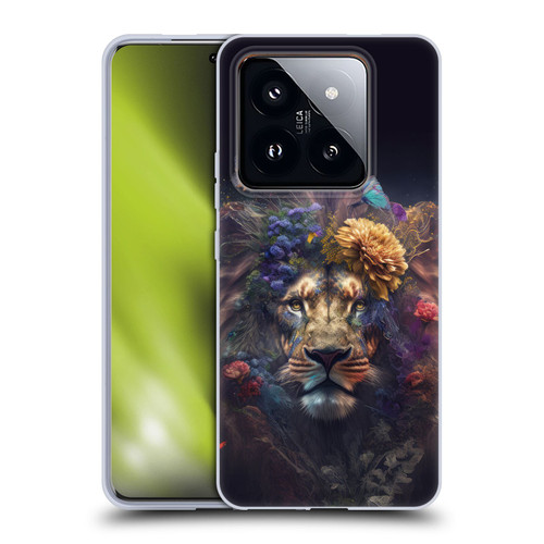 Spacescapes Floral Lions Flowering Pride Soft Gel Case for Xiaomi 14 Pro
