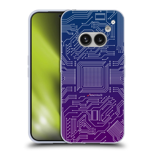Ameritech Graphics Circuit Board Soft Gel Case for Nothing Phone (2a)