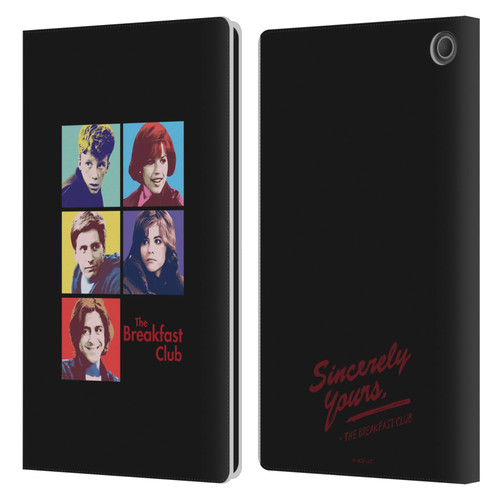 The Breakfast Club Graphics Pop Art Leather Book Wallet Case Cover For Amazon Fire Max 11 2023