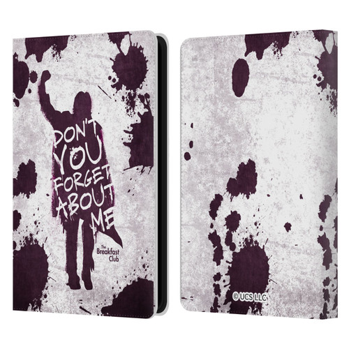 The Breakfast Club Graphics Don't You Forget About Me Leather Book Wallet Case Cover For Amazon Kindle Paperwhite 5 (2021)