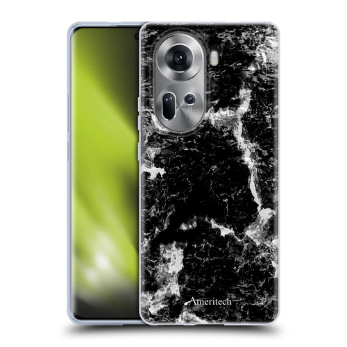 Ameritech Graphics Black Marble Soft Gel Case for OPPO Reno11