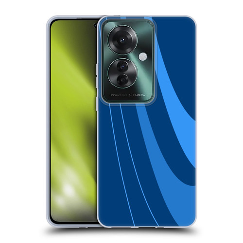 Ameritech Graphics Blue Mono Swirl Soft Gel Case for OPPO Reno11 F 5G / F25 Pro 5G