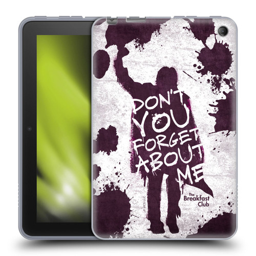 The Breakfast Club Graphics Don't You Forget About Me Soft Gel Case for Amazon Fire 7 2022