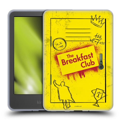 The Breakfast Club Graphics Yellow Locker Soft Gel Case for Amazon Kindle 11th Gen 6in 2022