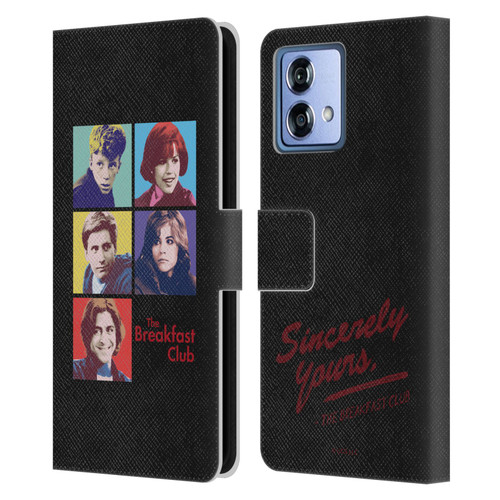 The Breakfast Club Graphics Pop Art Leather Book Wallet Case Cover For Motorola Moto G84 5G