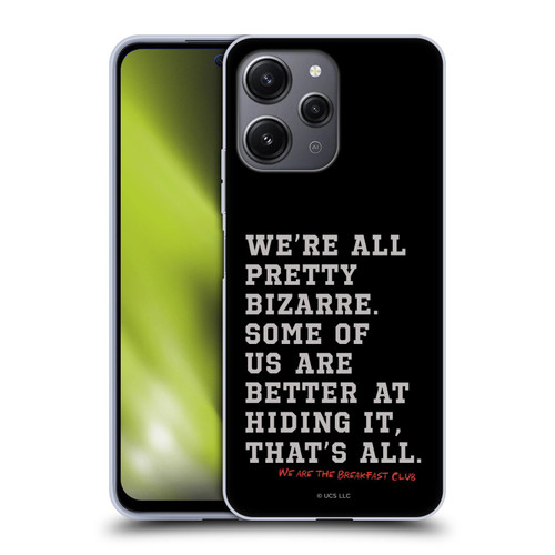 The Breakfast Club Graphics Typography Soft Gel Case for Xiaomi Redmi 12