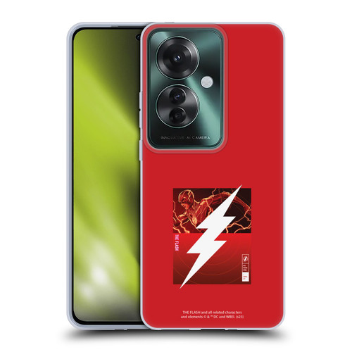 The Flash 2023 Graphics Barry Allen Logo Soft Gel Case for OPPO Reno11 F 5G / F25 Pro 5G