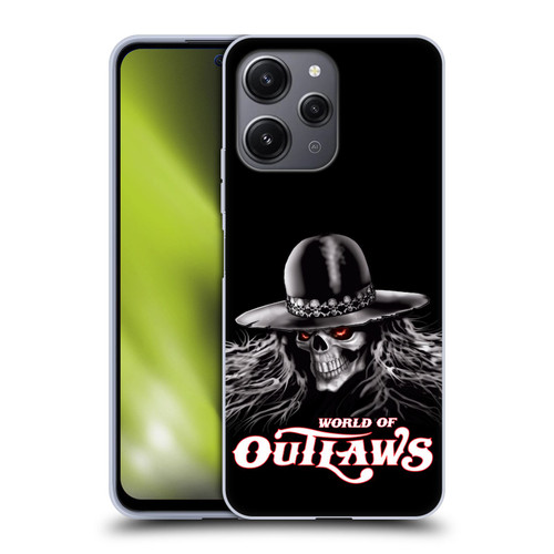 World of Outlaws Skull Rock Graphics Logo Soft Gel Case for Xiaomi Redmi 12