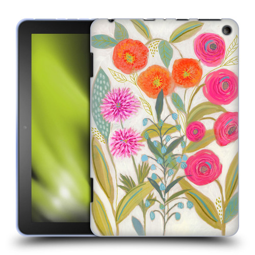 Suzanne Allard Floral Art Joyful Garden Plants Soft Gel Case for Amazon Fire HD 8/Fire HD 8 Plus 2020