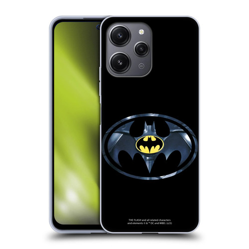 The Flash 2023 Graphics Black Batman Logo Soft Gel Case for Xiaomi Redmi 12