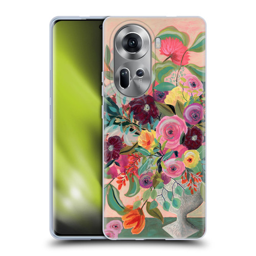 Suzanne Allard Floral Art Floral Centerpiece Soft Gel Case for OPPO Reno11