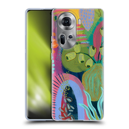 Suzanne Allard Floral Art Seed Pod Soft Gel Case for OPPO Reno11
