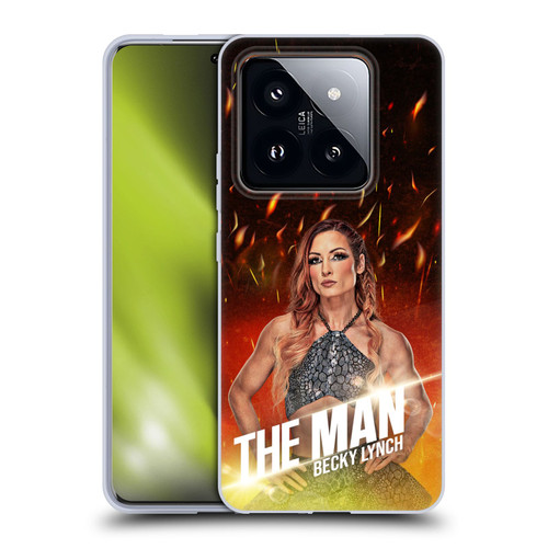 WWE Becky Lynch The Man Portrait Soft Gel Case for Xiaomi 14 Pro