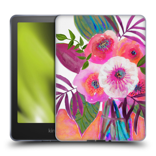 Suzanne Allard Floral Graphics Sunrise Bouquet Purples Soft Gel Case for Amazon Kindle Paperwhite 5 (2021)