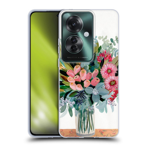 Suzanne Allard Floral Graphics Magnolia Surrender Soft Gel Case for OPPO Reno11 F 5G / F25 Pro 5G