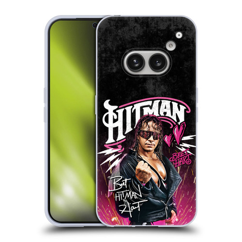 WWE Bret Hart Hitman Graphics Soft Gel Case for Nothing Phone (2a)