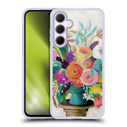 Suzanne Allard Floral Graphics Charleston Glory Soft Gel Case for Samsung Galaxy A35 5G