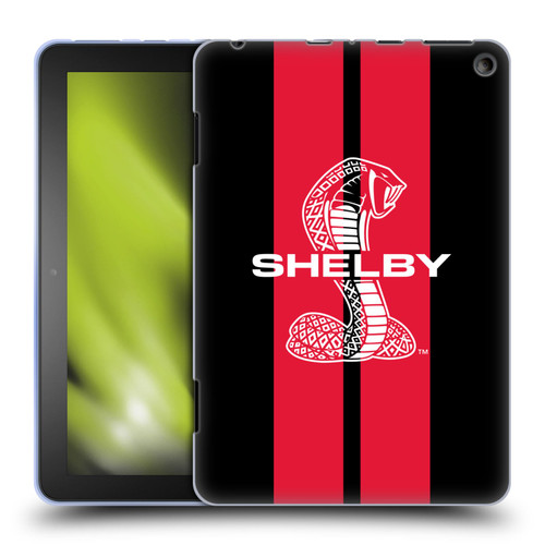 Shelby Car Graphics Red Soft Gel Case for Amazon Fire HD 8/Fire HD 8 Plus 2020