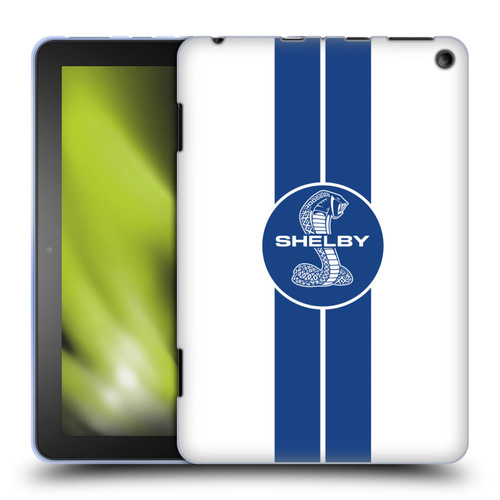Shelby Car Graphics 1965 427 S/C White Soft Gel Case for Amazon Fire HD 8/Fire HD 8 Plus 2020