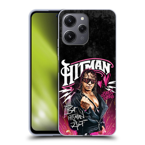 WWE Bret Hart Hitman Graphics Soft Gel Case for Xiaomi Redmi 12