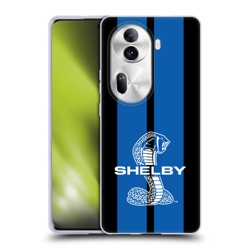 Shelby Car Graphics Blue Soft Gel Case for OPPO Reno11 Pro