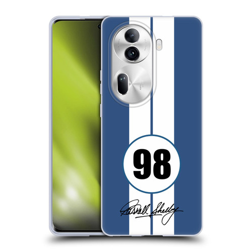 Shelby Car Graphics 1965 427 S/C Blue Soft Gel Case for OPPO Reno11 Pro
