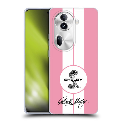 Shelby Car Graphics 1965 427 S/C Pink Soft Gel Case for OPPO Reno11 Pro