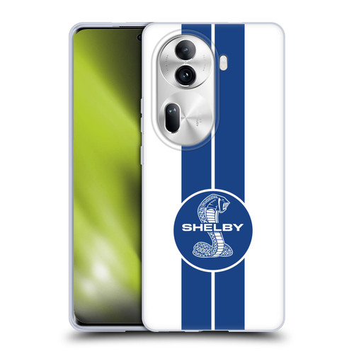 Shelby Car Graphics 1965 427 S/C White Soft Gel Case for OPPO Reno11 Pro