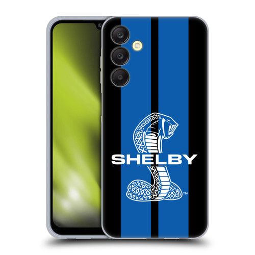 Shelby Car Graphics Blue Soft Gel Case for Samsung Galaxy A25 5G